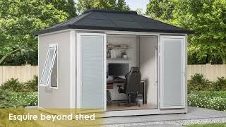 Sunjoy 10x12.6 DIY Backyard Office Studio | DIY Outdoor She Shed