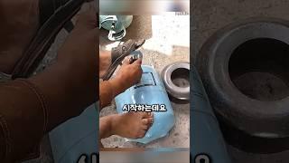 "버려진 가스통, 이케아 감성 화덕으로 부활"