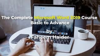 Introduction - Complete Microsoft Word 2019 Course: Basic to Advance