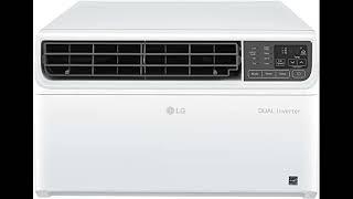 LG LW1019IVSM 9,500 BTU Dual Inverter Window Air Conditioner, 115V, Remote Control, White