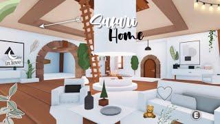 Roblox  Aesthetic Safari House | Como Decorar La Casa Safari Aesthetic | Speed Build | Adopt Me