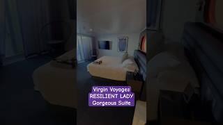 Virgin Voyages Resilient Lady Gorgeous Suite #virginvoyages #cruiseship #shorts