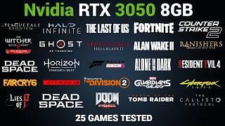 Nvidia RTX 3050 8GB in 2024 (25 Games Test)