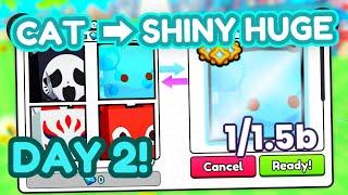 Cat to Shiny Huge #2 - SHINY Huges Are GREAT! 1ST HUGE GHOSTFACE CAT! (PETS GO!)