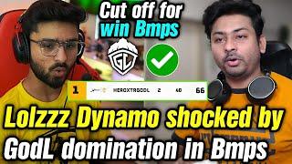 Lolzzz Dynamo shocked by GodL #1 domination  Cut off for win Bmps 