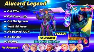 Script Skin Alucard Legend Obsidian Blade No Password Full Effect Voice | Alucard Legend Skin Script