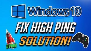 How To Fix High Ping In Windows 10 [2024 Tutorial]