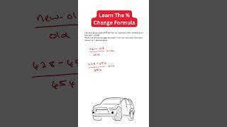 How To EASILY Work Out Percentage Change | Maths Tip