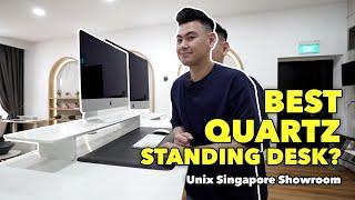 Best Quartz /Stone Height-Adjustable Standing Desk & Countertop? We found UNIX! | LoukProp Singapore