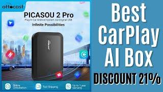 OTTOCAST PICASOU 2 PRO CarPlay AIBox Wireless CarPlay Android AutoHDMI Input for Switch Netflix IPTV