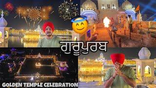 GURUPURAB Celebration In GOLDEN TEMPLE Amritsar  SKY SHOTS , ATISHBAAZI