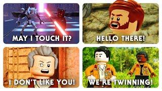 Every Meme CHARACTER INTERACTION in 'LEGO Star Wars: The Skywalker Saga'