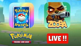 Pokemon Card Game & ZOOBA LIVE !!