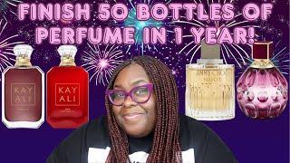 How To Finish Up Your Perfumes|Project 50|Finish Up 50 Bottles of Perfume In 1 Year|Will I Make It?