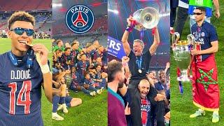 PSG Crazy Celebrations After Winning Champions League Final Against Inter