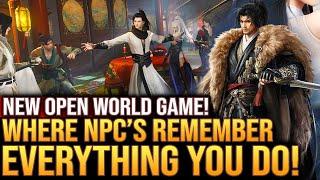 New Open World Game Where NPC's Remember EVERYTHING You Do!  Sword of Justice