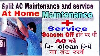 Split AC Maintenance Services at Home | Clean Air Conditioning | How to Clean Air Conditioner Filter