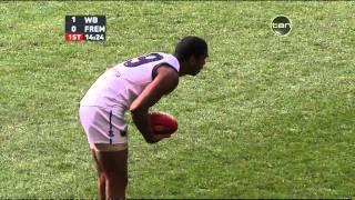 Casey Sibosado 1st Goal with 1st Kick in AFL