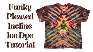 Tie-Dye Patterns: Funky Pleated Incline Ice Dye (Diamond)