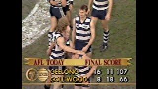 *FULL GAME WITH ADS* Rd 24 1991 - Geelong v Collingwood at Kardinia Park. Channel 7 Brisbane.