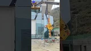 [우성테크] "크레인 진공 흡착기" #산업용기계 전기 유리 흡입 컵 리프팅 슬링 벽 호이스팅 무선 배터리 대형 공사 건축 운반 타일 플립 철판 금속 압착 90도 360도 회전 틸팅