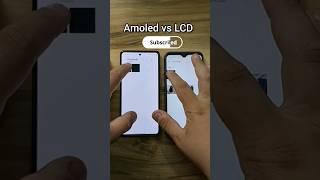 amoled display vs lcd display | difference #shortvideo #iphone #smartphone #android #technology