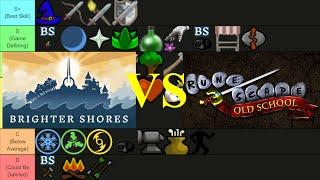 Brighter Shores VS Oldschool Runescape, Skills Tier List Pre Launch