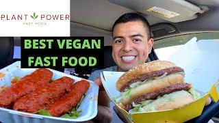 Plant Power Fast Food MUKBANG | BEST Vegan Fast Food Restaurant My Road Trip To Utah National Parks