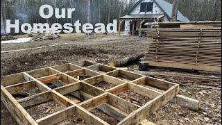 Starting Our Maine Homestead/Mud Season 2024/Cabin Update To Starting Our Chicken Coop