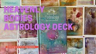 Heavenly Bodies Astrology Deck by Lily Ashwell | Unboxing and First Impressions Walkthrough