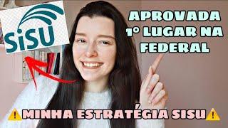 MELHOR ESTRATÉGIA PARA O SISU l Como funciona o Sisu + Dicas de como ser Aprovado no Sisu!!!