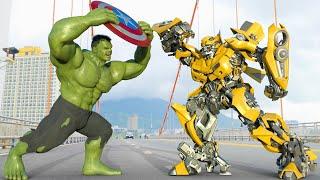 TRANSFORMERS Full Movie 2024: Bumblebee vs Hulk | Superhero FXL Fantasy Movies 2024 in English