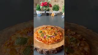 Wheat Pizza Recipe #shorts #pizza #cheese #snacks