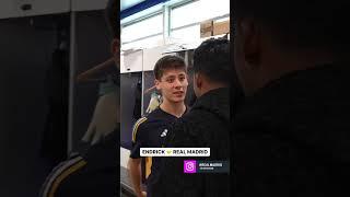 Real Madrid’s newest Brazilian star Endrick meets his teammates 