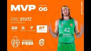 Primera FEB | Eric Stutz, MVP de la Jornada 6