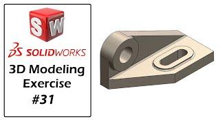 SolidWorks Tutorial For Beginners | Part Modeling Exercise - 31