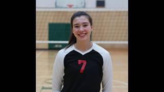 Emma Boyes Class of 2020 Volleyball Highlights March 2019