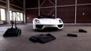 Travel in style in the Porsche 918 Spyder Luggage Set