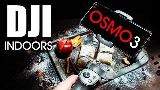 DJI Osmo Mobile 3 & Android INDOORS filming  TRANSITIONS, FILMIC PRO, gimbal moves, food B roll