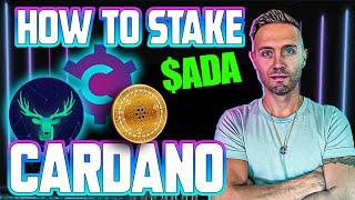 Cardano STAKING Is Simple!! HOW TO Stake Your ADA (Tutorial)