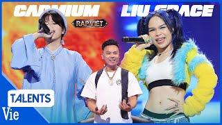 So tài 2 NỮ CHIẾN BINH team anh Thái VG, CADMIUM và Liu Grace nhận 4 chọn đầy thuyết phục RAP VIỆT