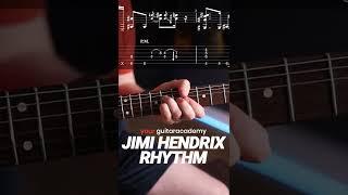 Try This Jimi Hendrix Rhythm Lick! #guitarlesson