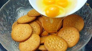 I added eggs to the cookies and the result was surprising!! simple and cheap recipe.