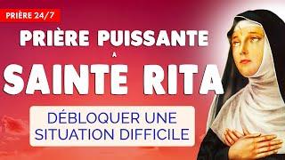  SAINTE RITA  DÉBLOQUER une SITUATION - PRIÈRE très PUISSANTE en continu