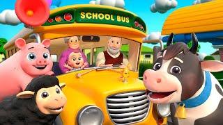 Best Nursery Rhymes for Babies In English! Wheels On The Bus Song ( Farm Version) & more..