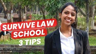 How to Survive Law School? | 3 IMPORTANT TIPS