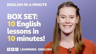 BOX SET: English In A Minute 18 – TEN English lessons in 10 minutes!