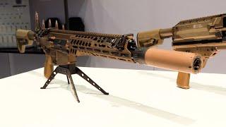 Check out the next-gen squad weapons at Sig Sauer's booth at AUSA 2024