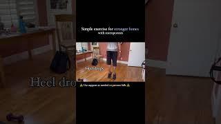 Simple exercise for stronger bones with osteoporosis