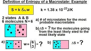 Physics 32.5 Statistical Thermodynamics (16 of 39) Definition of Entropy of a Microstate: Example